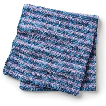 Bernat Crochet Interwoven Baby Blanket Crochet Blanket made in Bernat Baby Velvet yarn