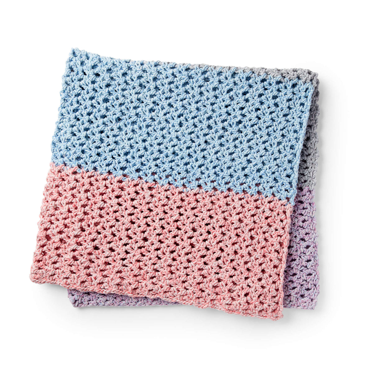 Crochet Blanket made in Bernat Baby Marly yarn