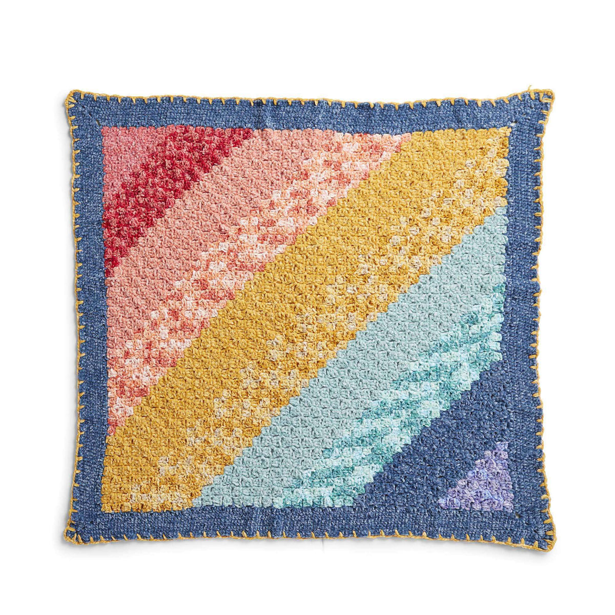 Crochet Blanket made in Bernat Baby Velvet yarn