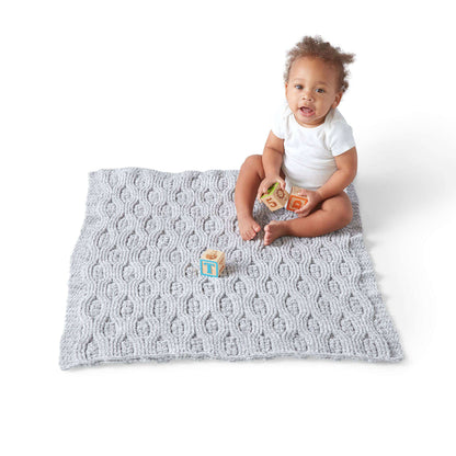 Bernat Misty Vines Crochet Blanket Crochet Blanket made in Bernat Baby Velvet yarn