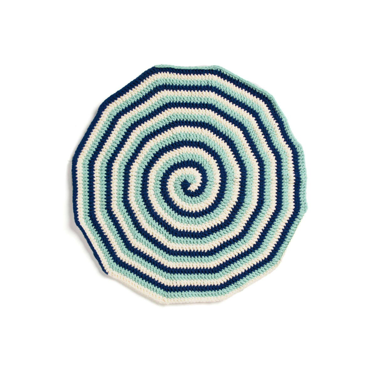 Crochet Blanket made in Bernat Baby Blanket Sparkle yarn