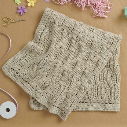 Bernat Misty Vines Crochet Baby Blanket Crochet Blanket made in Bernat Baby Sport yarn