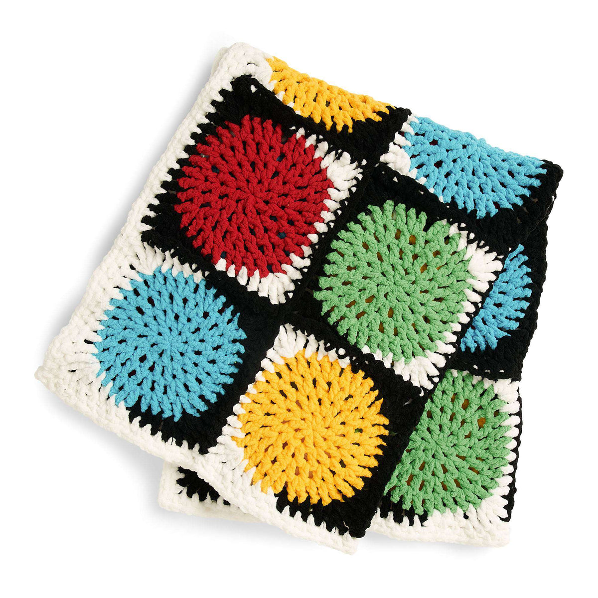 Crochet Blanket made in Bernat Baby Blanket yarn
