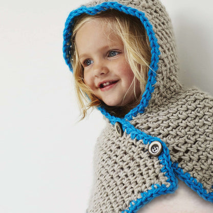 Bernat Crochet Hooded Cowl 6-12 mos