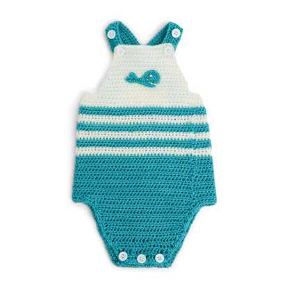 Bernat Whale of a Time Crochet Romper 12 mos