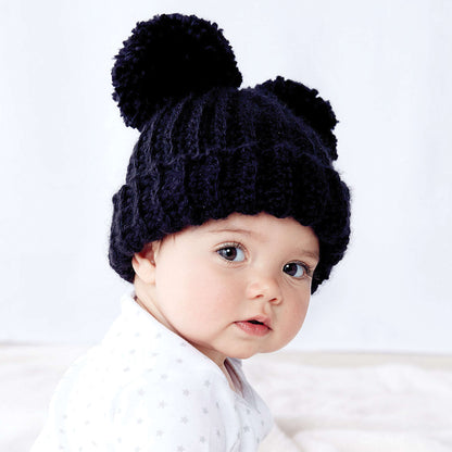 Bernat Adorable Pompom Crochet Hat Version 1