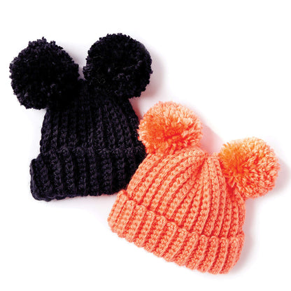 Bernat Adorable Pompom Crochet Hat Version 1