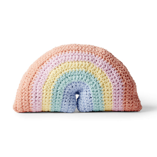 Crochet Pillow made in Bernat Baby Blanket yarn