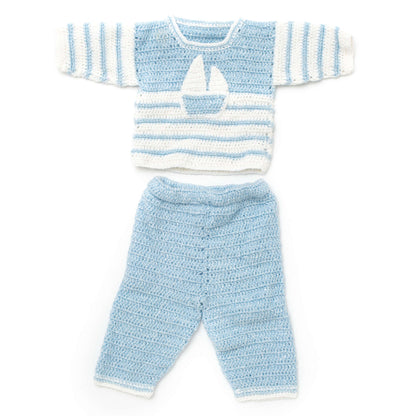 Bernat Crochet Sailor Suit 12 mos