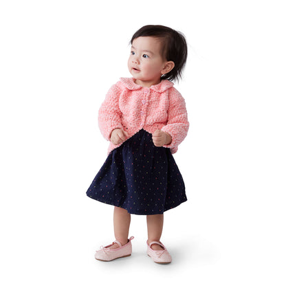 Bernat Crochet Baby Party Cardi 6 mos.