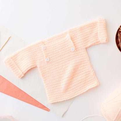 Bernat Crochet Baby Pullover 18 mos.