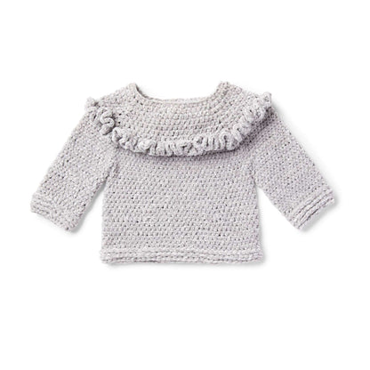 Bernat Ruffle Crochet Pullover 12
