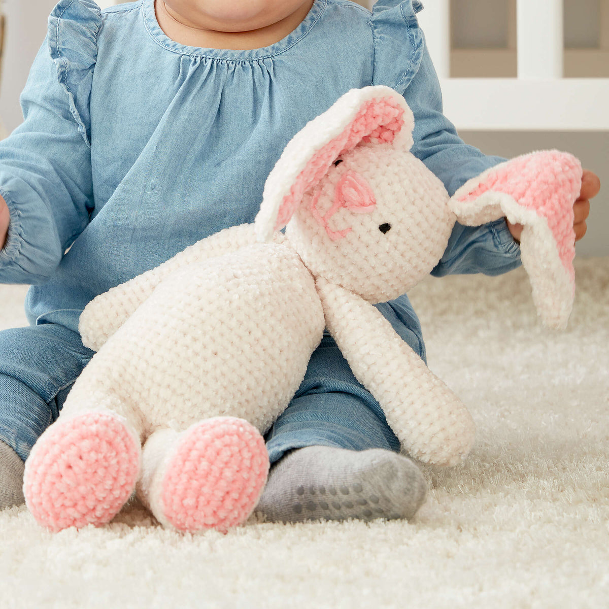 Crochet Toy made in Bernat Baby Velvet yarn