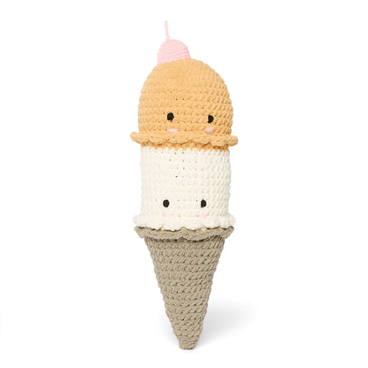 Bernat Crochet Ice Cream Cone Toy Milk and Honey