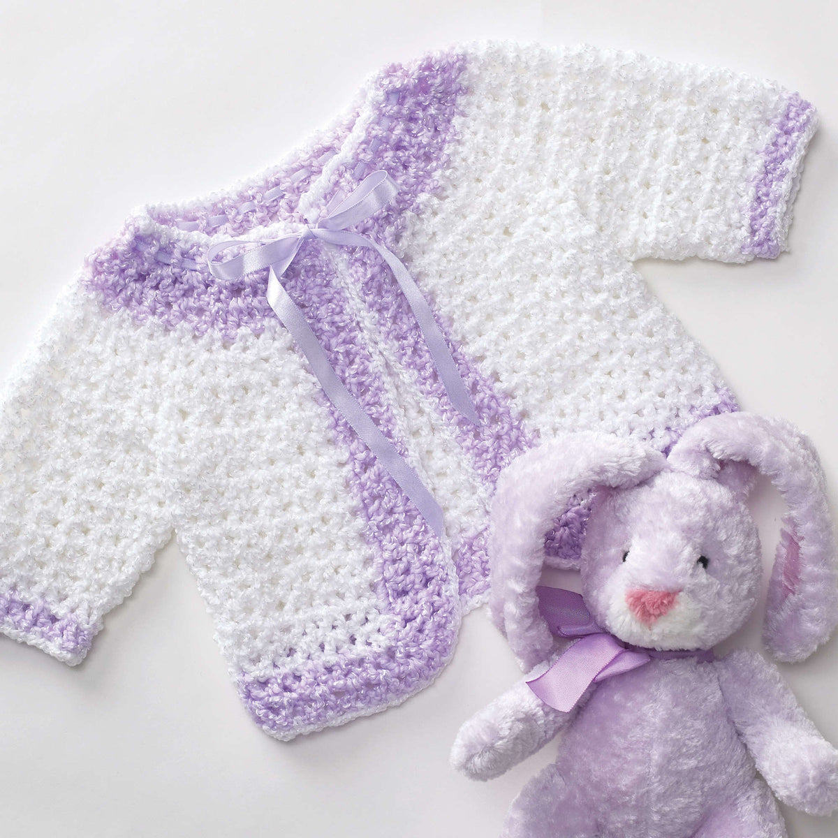 Crochet Blanket made in Bernat Baby Coordinates yarn