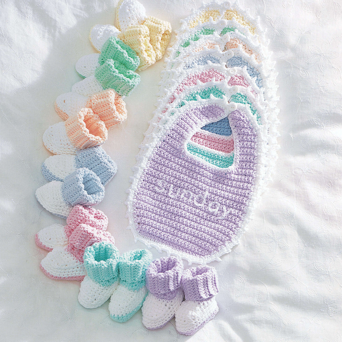 Crochet Set made in Bernat Handicrafter Cotton yarn