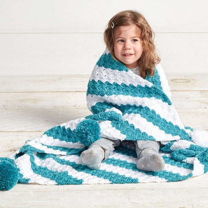 Bernat Crochet Corner to Corner Afghan Crochet Blanket made in Bernat Softee Baby yarn