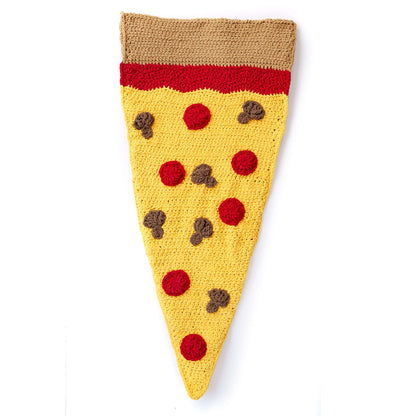 Bernat Pizza Party Crochet Snuggle Sack Crochet Pizza Party Snuggle Sack made in Bernat Blanket Yarn
