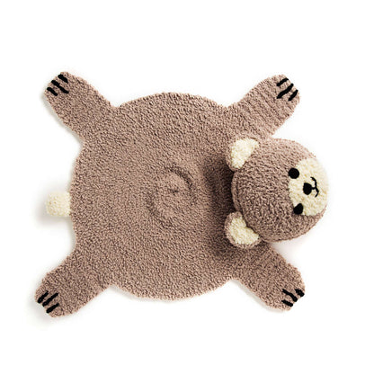 Bernat Crochet Bearskin Rug Crochet Rug made in Bernat Sheepy yarn