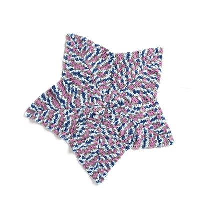 Bernat Dreamtime Crochet Star Baby Blanket Crochet Blanket made in Bernat Baby Blanket Sparkle yarn