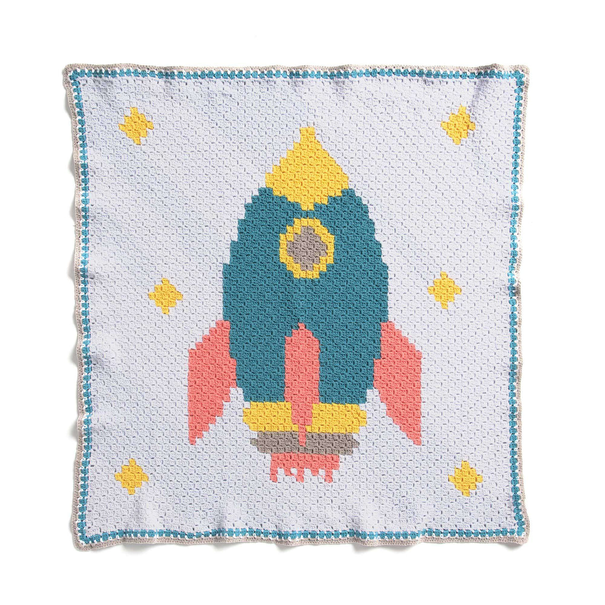 Crochet Blanket made in Bernat Bundle up yarn