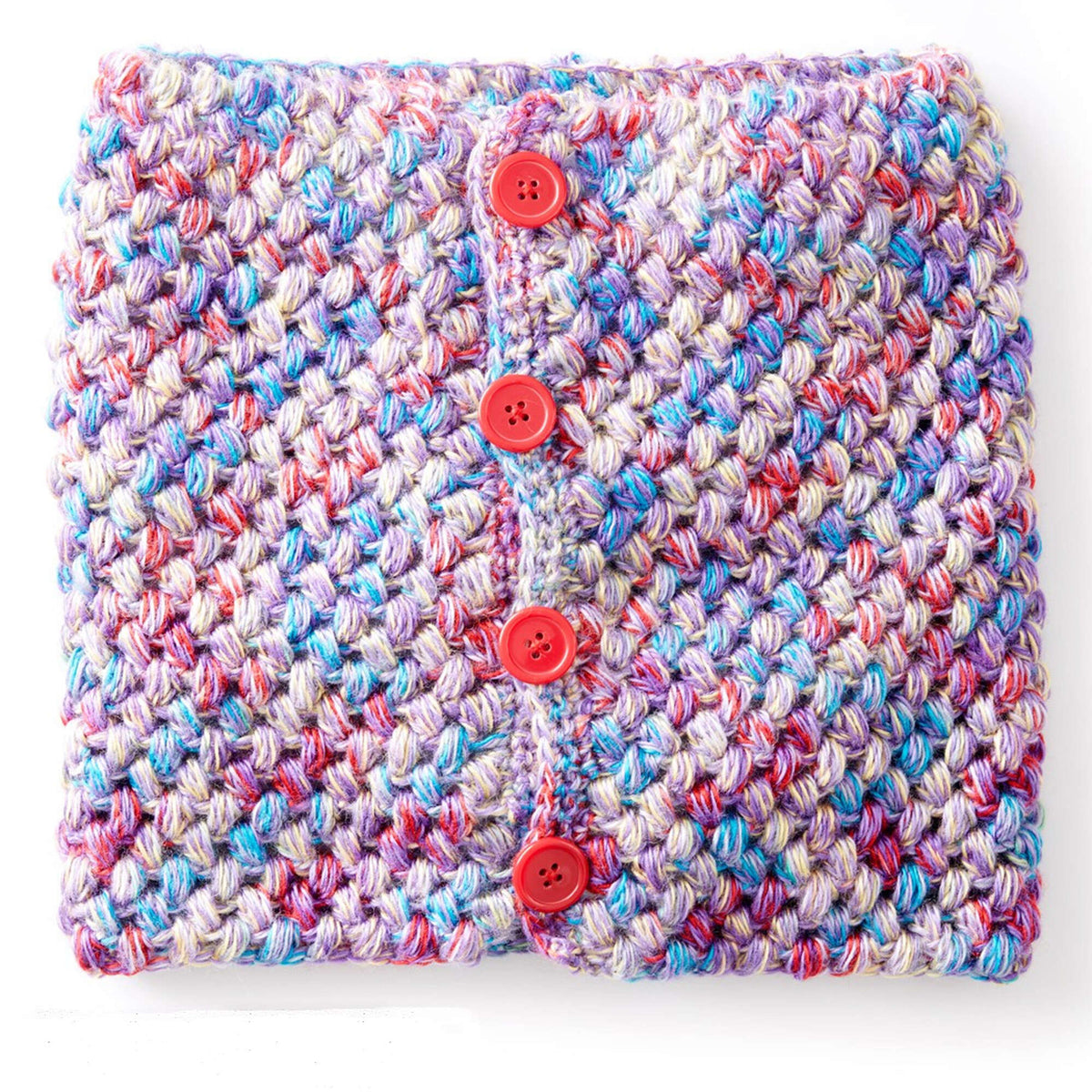 Crochet Cowl made in Bernat Softee Baby yarn