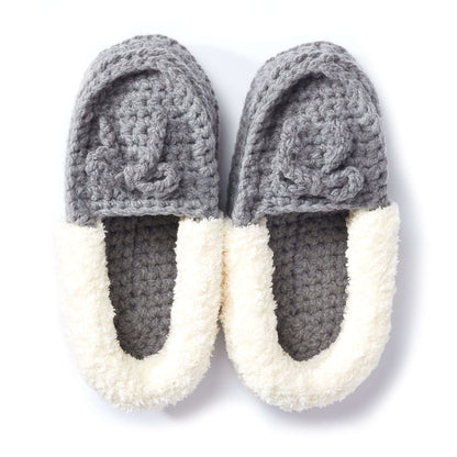 Bernat Crochet Family Moccasins L-XL
