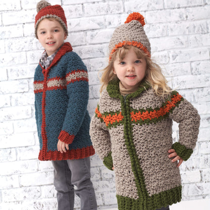Bernat Crochet Kiddie Car Coat Version 2