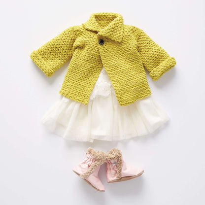 Bernat Taking Sides Crochet Cardigan 6 mos
