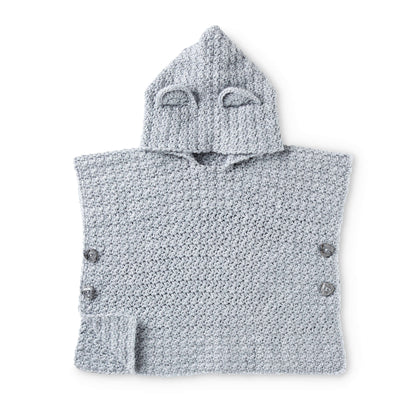 Bernat Teddy Bear Crochet Poncho 6 mos
