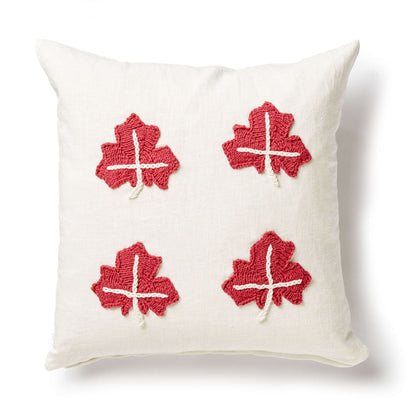 Bernat Maple Leaf Knit Applique Crochet Accessory made in Bernat Handicrafter Cotton yarn