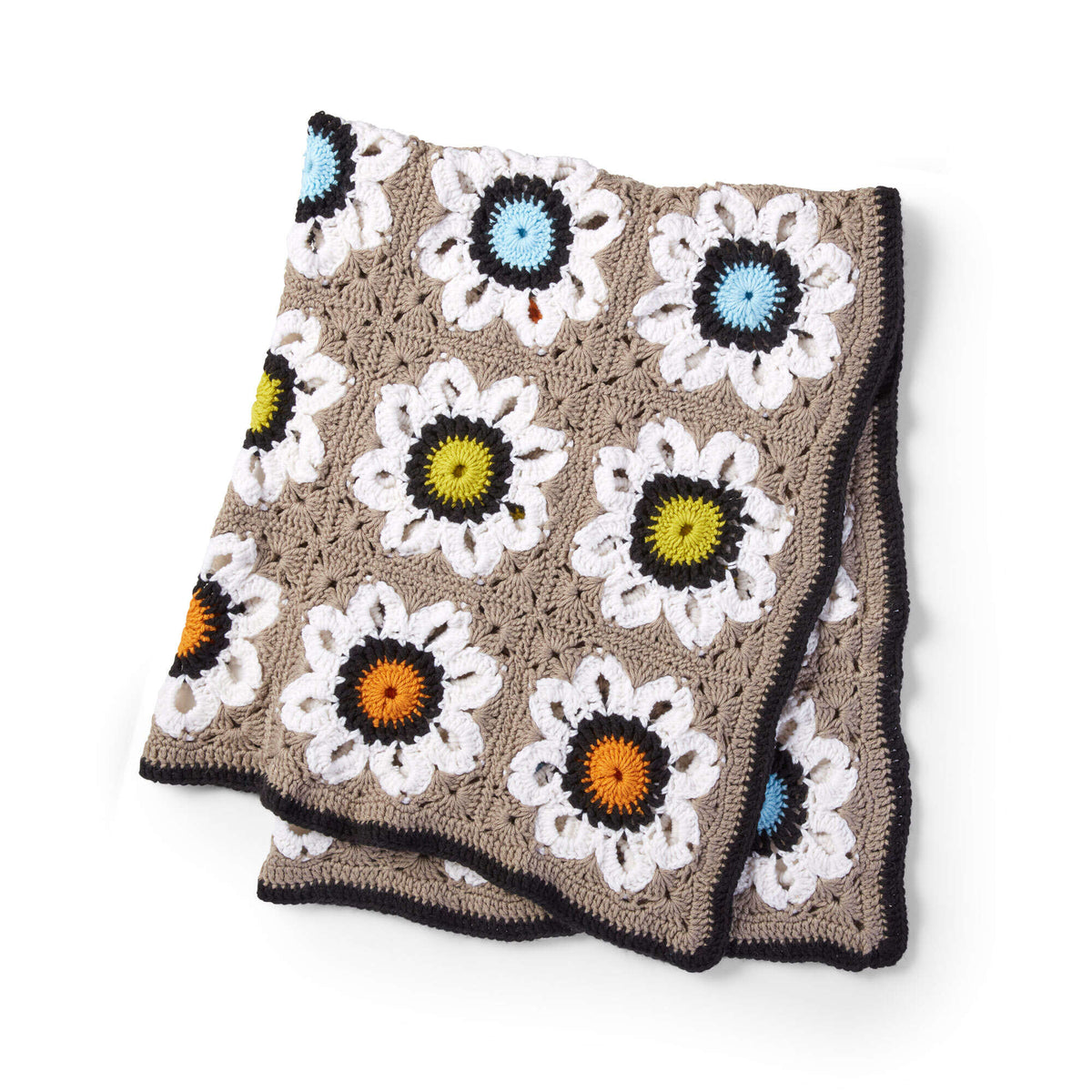 Crochet Blanket made in Bernat Super Value yarn