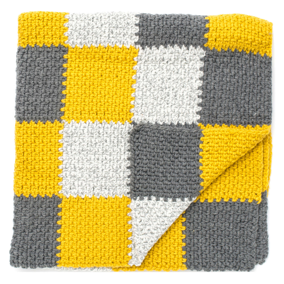 Crochet Blanket made in Bernat Softee Chunky yarn
