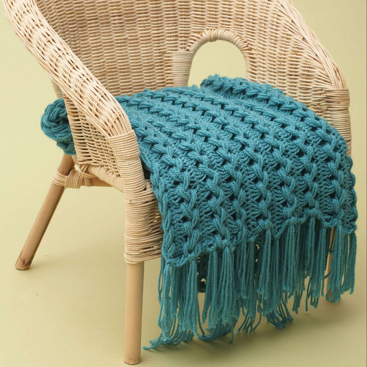 Crochet Blanket made in Bernat Softee Baby yarn