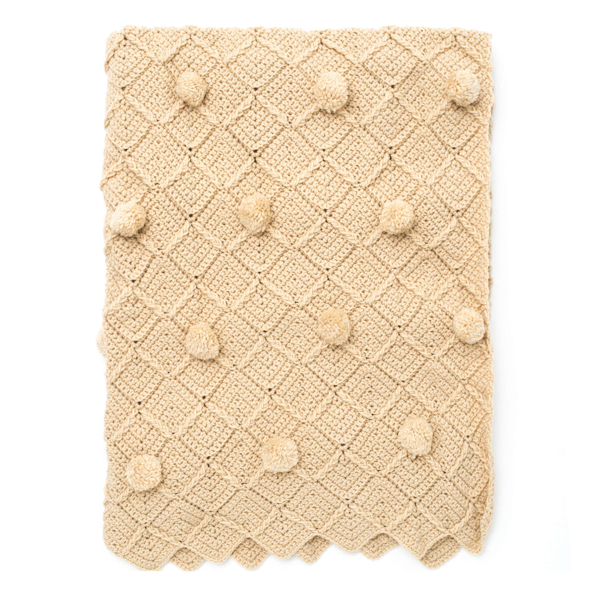Crochet Blanket made in Bernat Super Value yarn