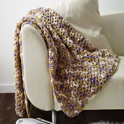 Bernat Easy Peasie Crochet Blanket Crochet Blanket made in Bernat Blanket Yarn