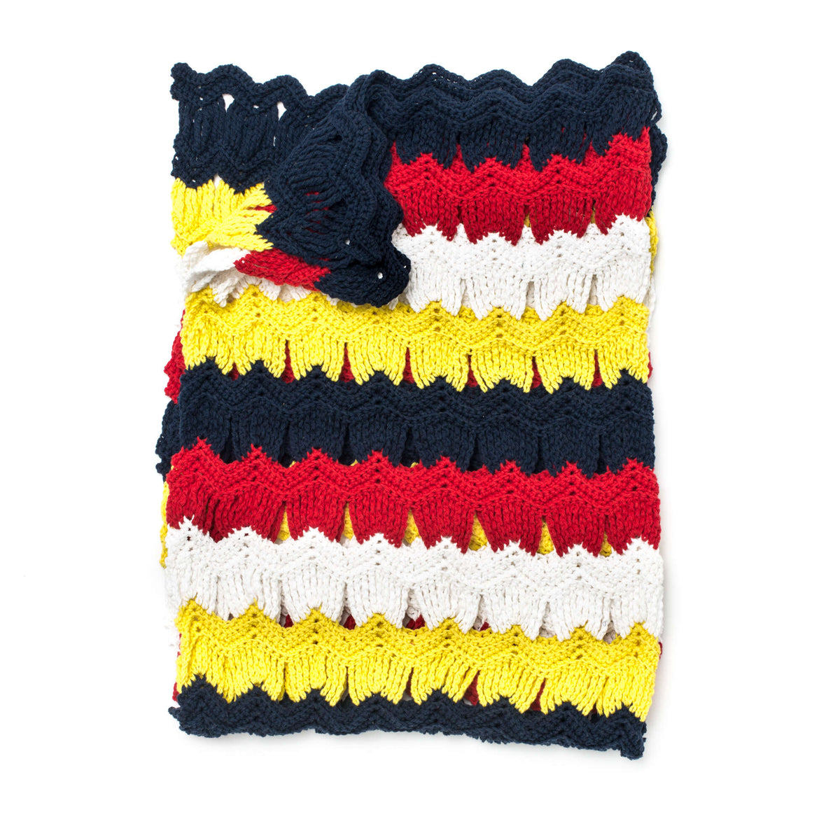 Crochet Blanket made in Bernat Handicrafter Cotton yarn