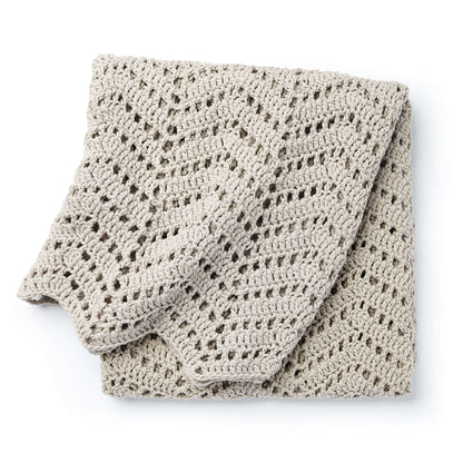Bernat Ripples In the Sand Crochet Afghan Single Size