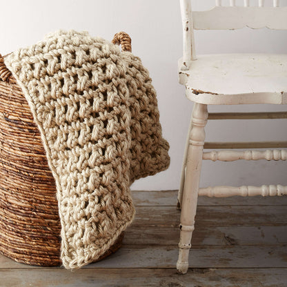 Bernat Easy Going Crochet Blanket Crochet Blanket made in Bernat Mega Bulky yarn