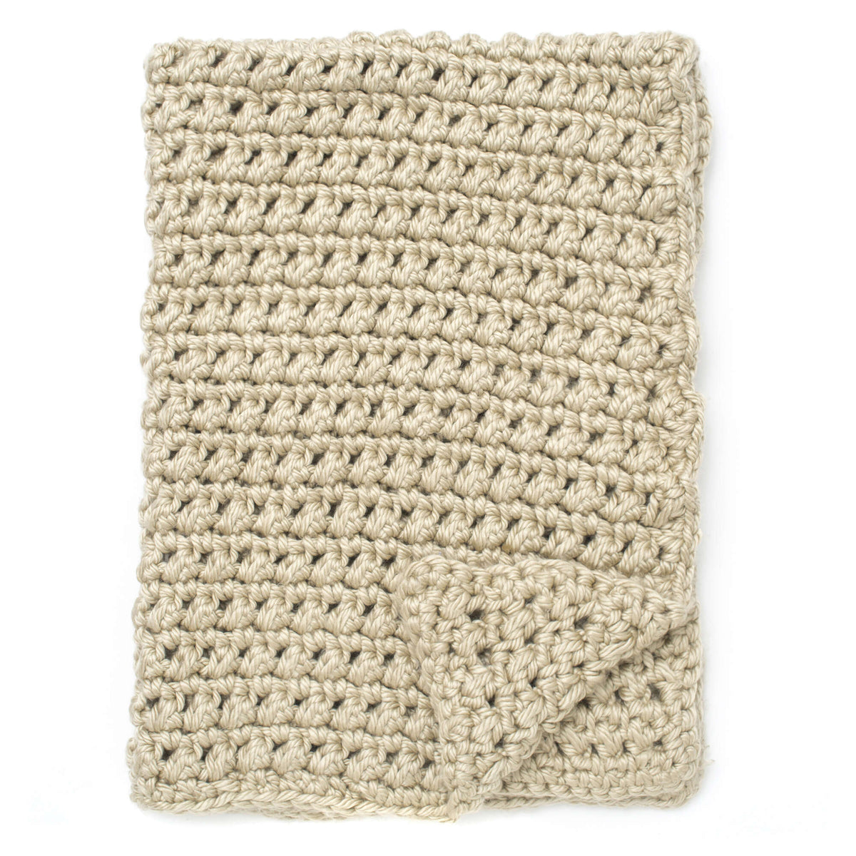 Crochet Blanket made in Bernat Mega Bulky yarn