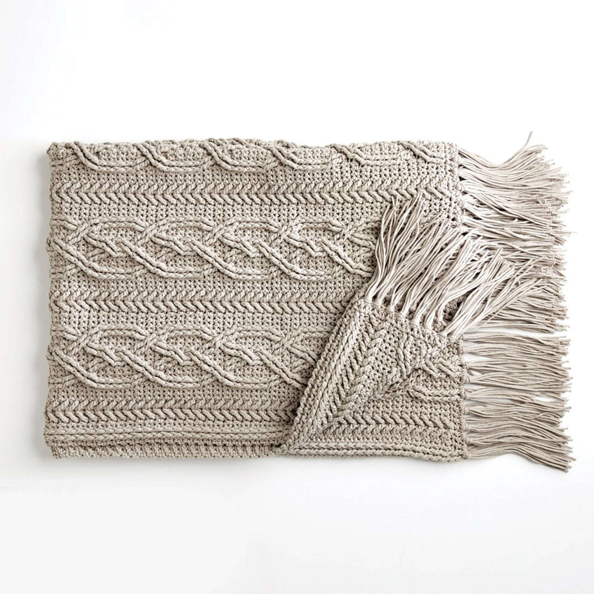 Crochet Blanket made in Bernat Maker Home Dec yarn