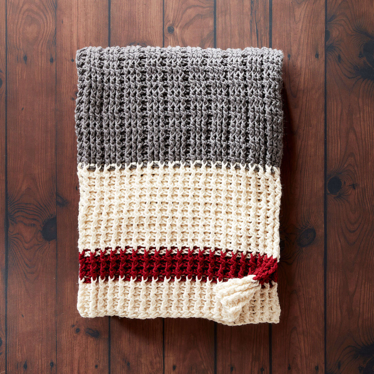 Crochet Blanket made in Bernat Softee Chunky yarn