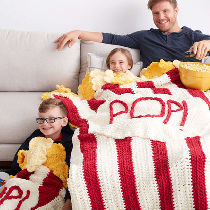 Bernat Pop! Pop! Popcorn Crochet Snuggle Sack Adult