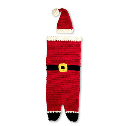 Bernat Dear Santa Crochet Snuggle Sack Crochet Blanket made in Bernat Blanket yarn
