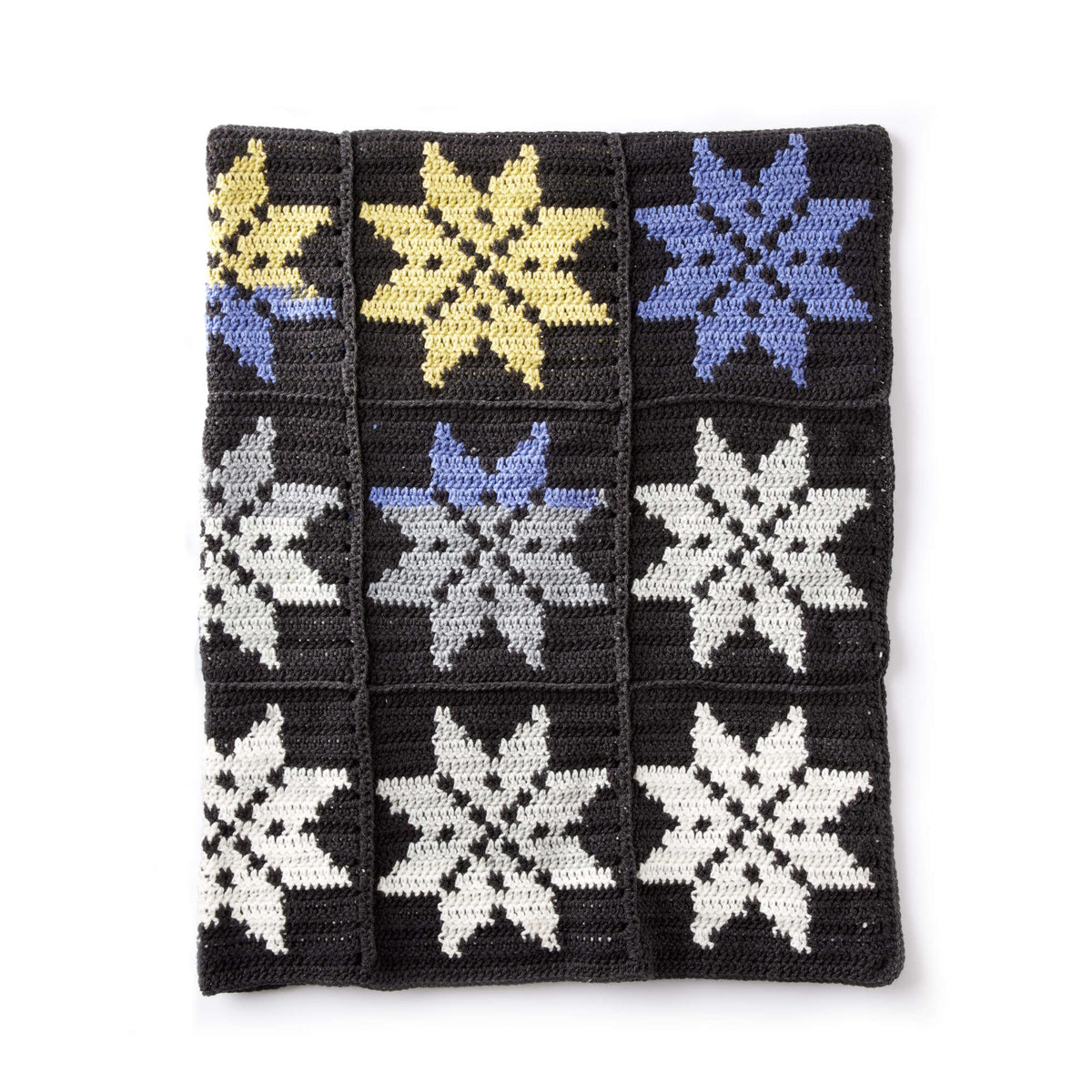 Crochet Blanket made in Bernat Pop! yarn