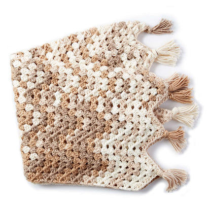 Bernat Wavy Granny Crochet Blanket Single Size
