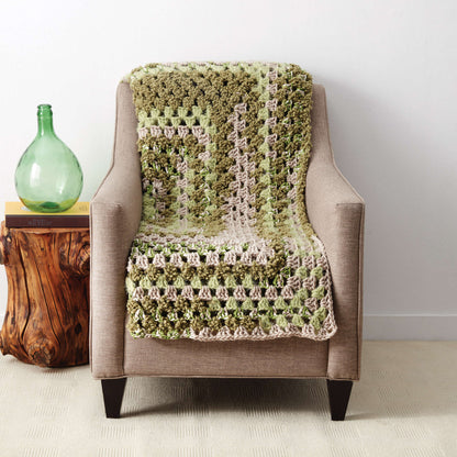 Bernat Make It Fast Crochet Blanket Crochet Blanket made in Bernat Mix Home yarn
