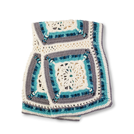 Crochet Blanket made in Bernat Blanket yarn