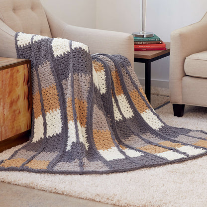 Bernat Keep In Check Crochet Blanket Crochet Blanket made in Bernat Blanket yarn