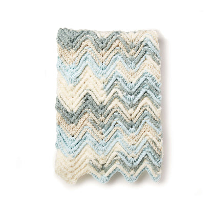 Bernat Raised Chevron Crochet Afghan Crochet Blanket made in Bernat Home Bundle yarn
